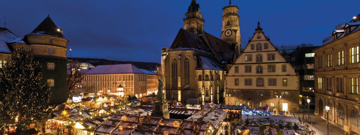 Weihnachtsmarkt auf dem Schillerplatz © Stuttgart-Marketing GmbH