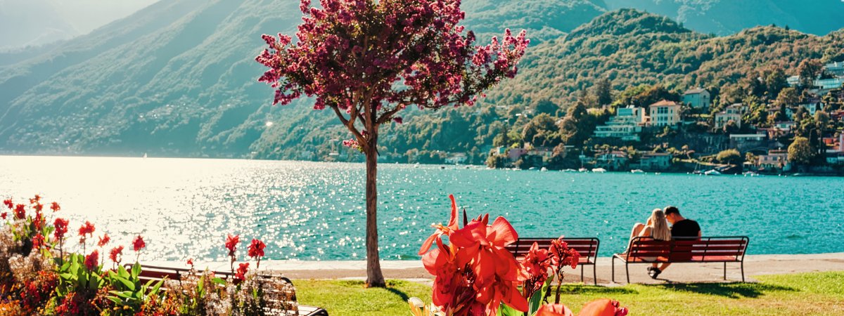 Am Ufer des Lago Maggiore in Ascona &copy; Roman Babakin - stock.adobe.com