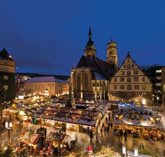 Weihnachtsmarkt auf dem Schillerplatz © Stuttgart-Marketing GmbH